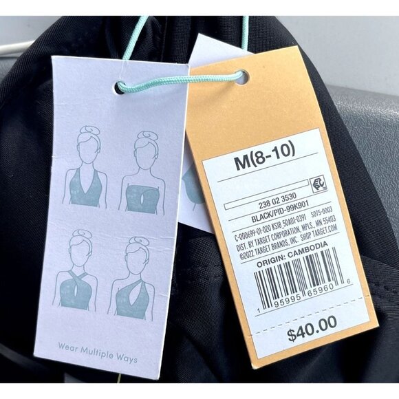 Kona Sol Bathing Suit One Piece Halter Adjustable Strap NEW Slimming Stretch - Picture 9 of 11